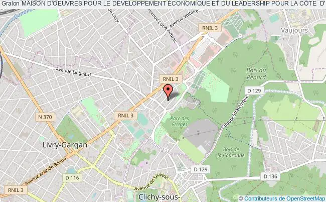 plan association Maison D'oeuvres Pour Le DÉveloppement Économique Et Du Leadership Pour La CÔte  D'ivoire En France (modelci-france) Livry-Gargan