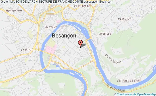 plan association Maison De L'architecture De Franche Comte Besançon