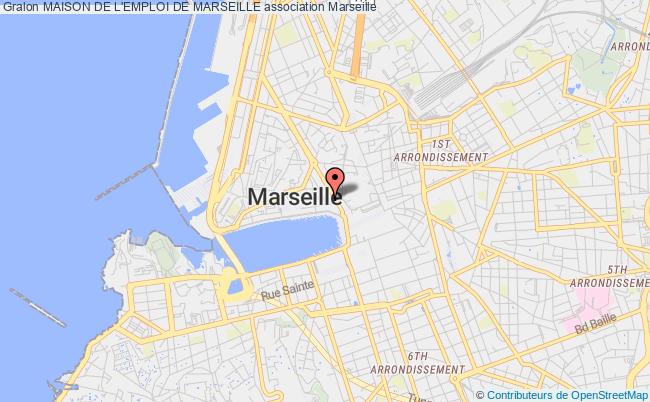 plan association Maison De L'emploi De Marseille Marseille