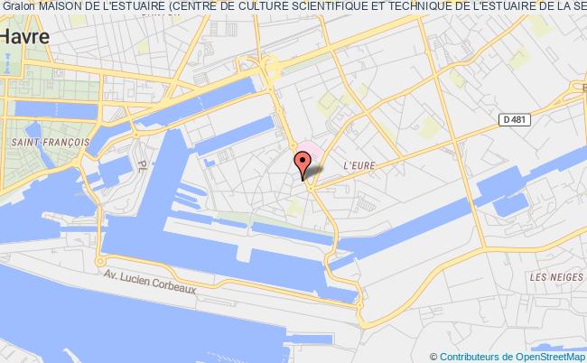 plan association Maison De L'estuaire (centre De Culture Scientifique Et Technique De L'estuaire De La Seine) Le Havre