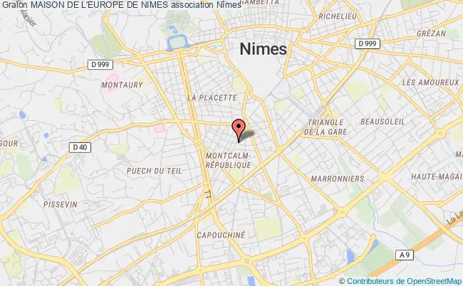 plan association Maison De L'europe De Nimes Nîmes