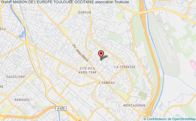 plan association Maison De L'europe Toulouse Occitanie Toulouse