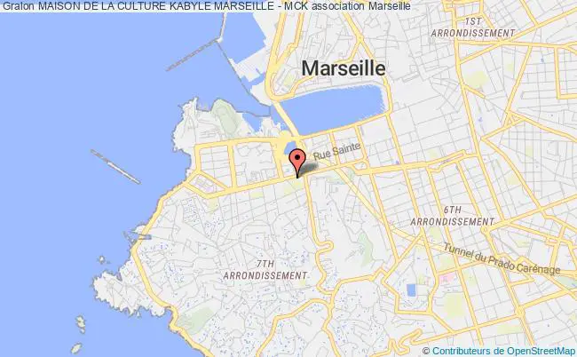 plan association Maison De La Culture Kabyle Marseille - Mck Marseille 7