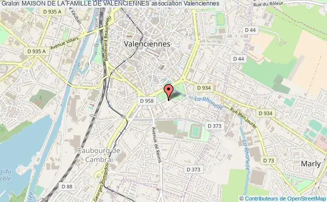 plan association Maison De La Famille De Valenciennes Valenciennes