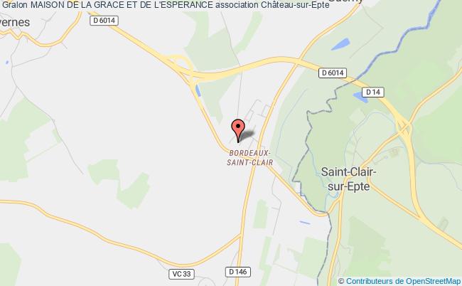 plan association Maison De La Grace Et De L'esperance Château-sur-Epte