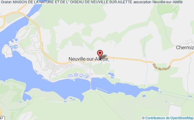 plan association Maison De La Nature Et De L' Oiseau De Neuville Sur Ailette Neuville-sur-Ailette