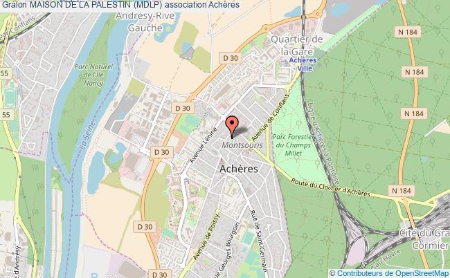 plan association Maison De La Palestin (mdlp) Achères