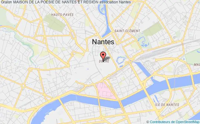 plan association Maison De La Poesie De Nantes Et Region Nantes
