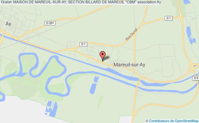 plan association Maison De Mareuil-sur-ay, Section Billard De Mareuil "cbm" Mareuil-sur-Ay