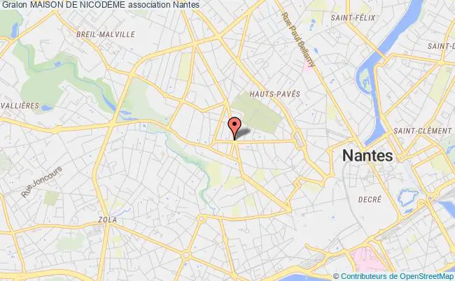 plan association Maison De NicodÈme Nantes