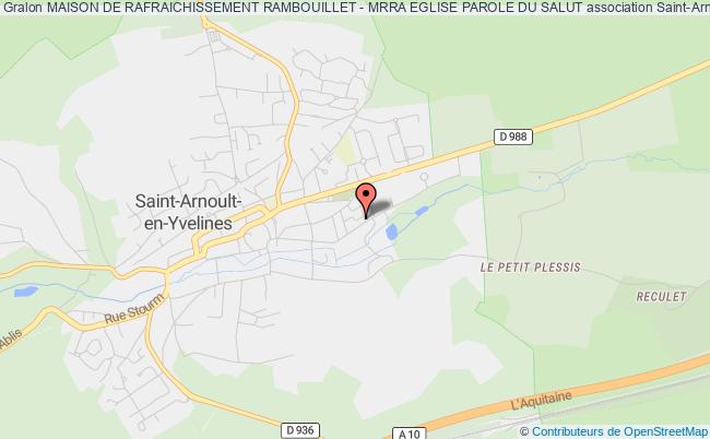 plan association Maison De Rafraichissement Rambouillet - Mrra Eglise Parole Du Salut Saint-Arnoult-en-Yvelines