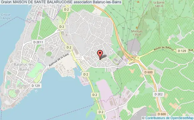 plan association Maison De SantÉ Balarucoise Balaruc-les-Bains