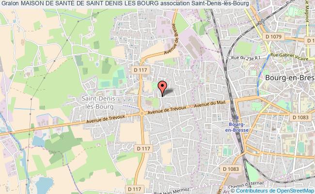 plan association Maison De SantÉ De Saint Denis Les Bourg Saint-Denis-lès-Bourg
