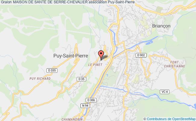 plan association Maison De SantÉ De Serre-chevalier Puy-Saint-Pierre