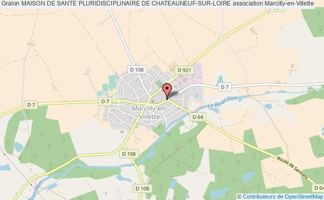plan association Maison De Sante Pluridisciplinaire De Chateauneuf-sur-loire Marcilly-en-Villette