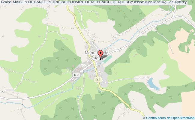 plan association Maison De Sante Pluridisciplinaire De Montaigu De Quercy Montaigu-de-Quercy