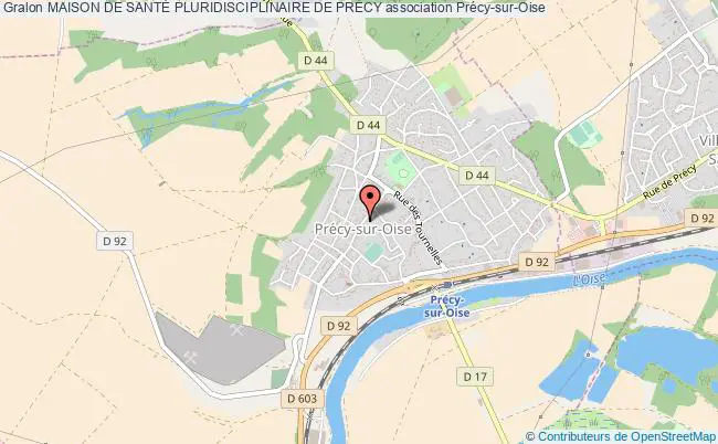 plan association Maison De SantÉ Pluridisciplinaire De PrÉcy Précy-sur-Oise