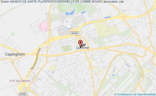 plan association Maison De Sante Pluriprofessionnelle De Lomme Bourg Lille