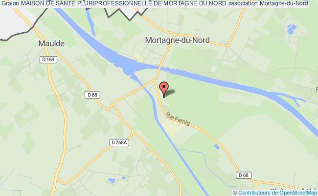 plan association Maison De SantÉ Pluriprofessionnelle De Mortagne Du Nord Mortagne-du-Nord