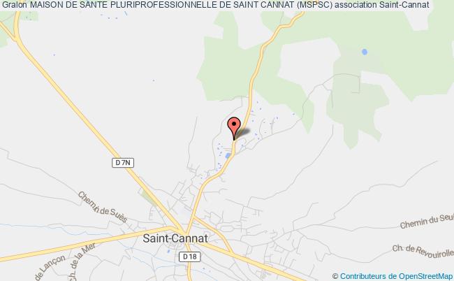 plan association Maison De Sante Pluriprofessionnelle De Saint Cannat (mspsc) Saint-Cannat