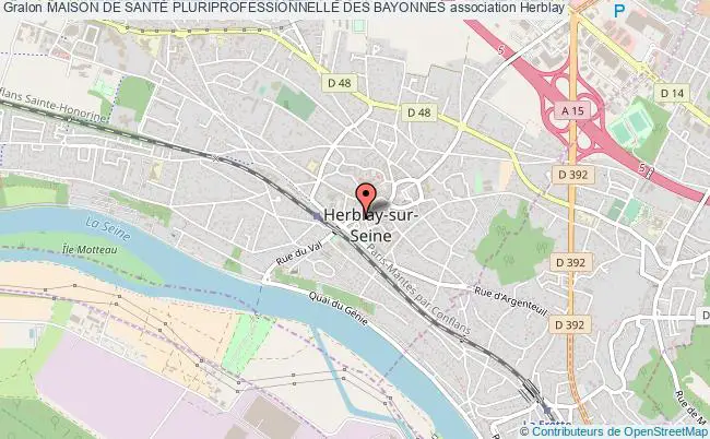 plan association Maison De SantÉ Pluriprofessionnelle Des Bayonnes Herblay-sur-Seine