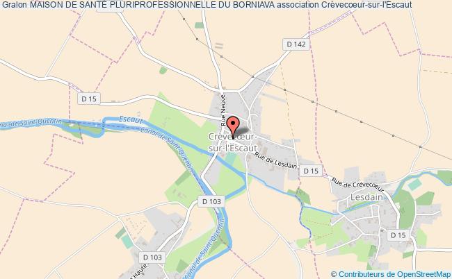 plan association Maison De SantÉ Pluriprofessionnelle Du Borniava Crèvecoeur-sur-l'Escaut