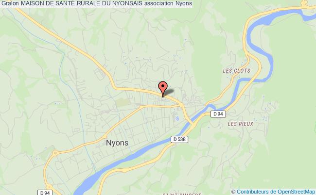 plan association Maison De SantÉ Rurale Du Nyonsais Nyons