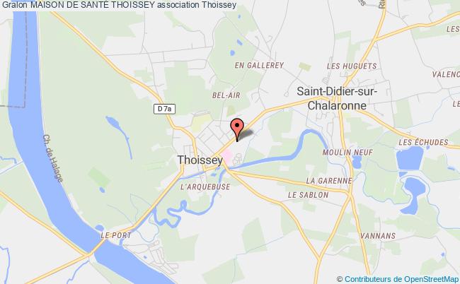plan association Maison De SantÉ Thoissey Thoissey