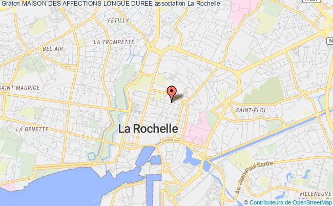 plan association Maison Des Affections Longue Duree La    Rochelle