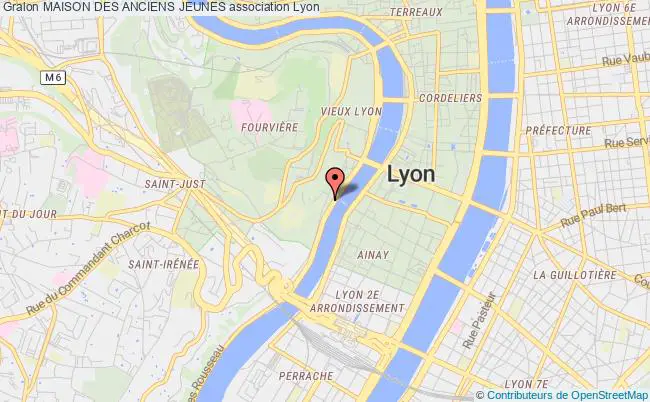 plan association Maison Des Anciens Jeunes Lyon