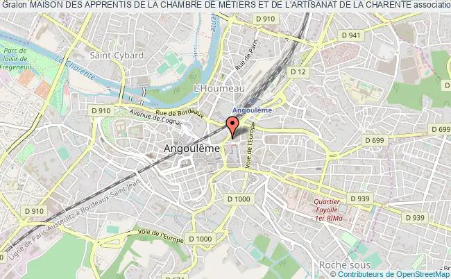 plan association Maison Des Apprentis De La Chambre De MÉtiers Et De L'artisanat De La Charente Angoulême