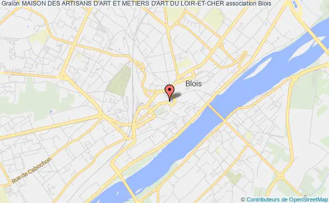 plan association Maison Des Artisans D'art Et Metiers D'art Du Loir-et-cher Blois