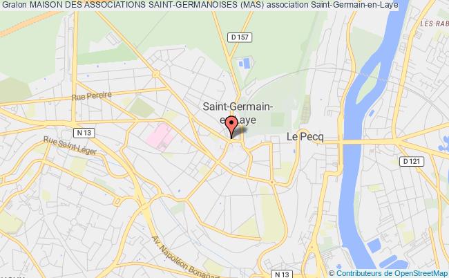plan association Maison Des Associations Saint-germanoises (mas) Saint-Germain-en-Laye