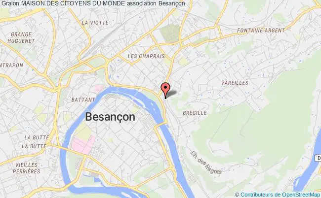 plan association Maison Des Citoyens Du Monde Besançon
