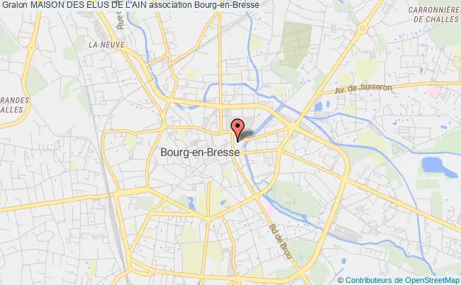 plan association Maison Des Elus De L'ain Bourg-en-Bresse
