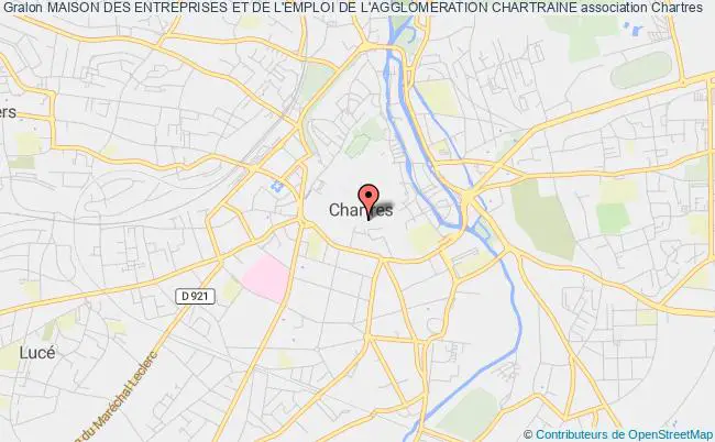 plan association Maison Des Entreprises Et De L'emploi De L'agglomeration Chartraine Chartres