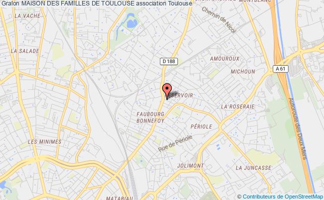plan association Maison Des Familles De Toulouse Toulouse