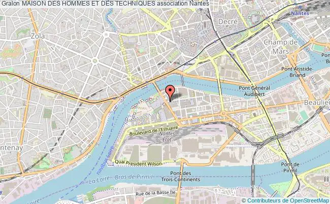 plan association Maison Des Hommes Et Des Techniques Nantes