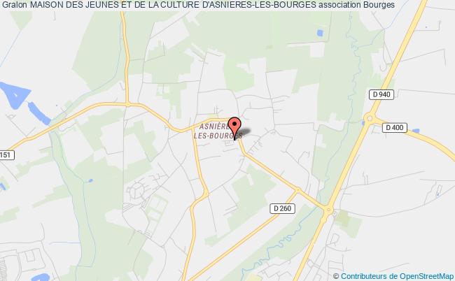 plan association Maison Des Jeunes Et De La Culture D'asnieres-les-bourges Bourges