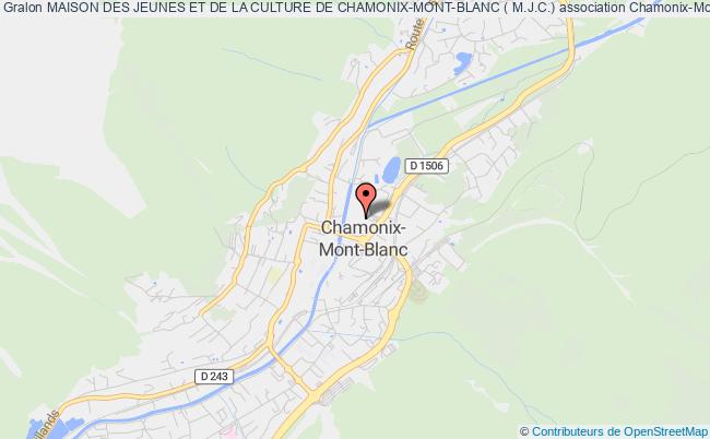plan association Maison Des Jeunes Et De La Culture De Chamonix-mont-blanc ( M.j.c.) Chamonix-Mont-Blanc