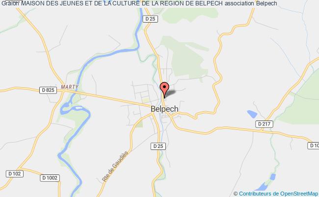 Maison des jeunes et de la culture de la region de belpech association