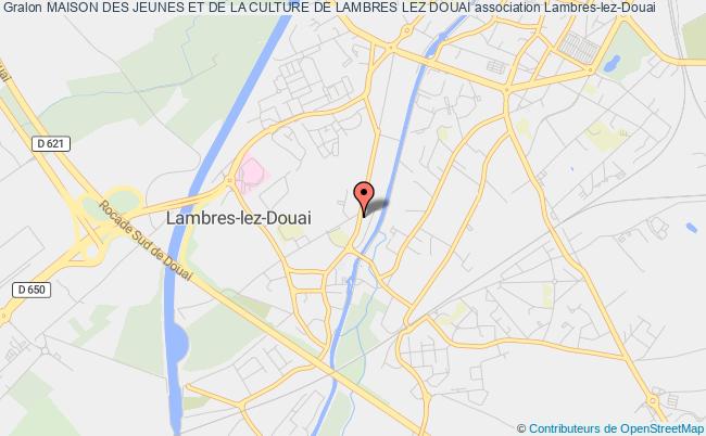 plan association Maison Des Jeunes Et De La Culture De Lambres Lez Douai Lambres-lez-Douai