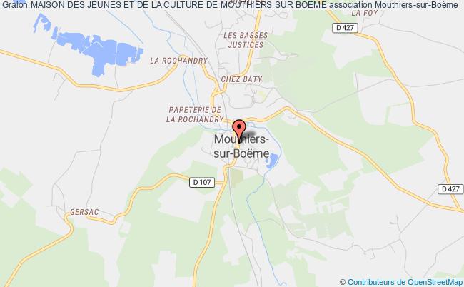 plan association Maison Des Jeunes Et De La Culture De Mouthiers Sur Boeme Mouthiers-sur-Boëme