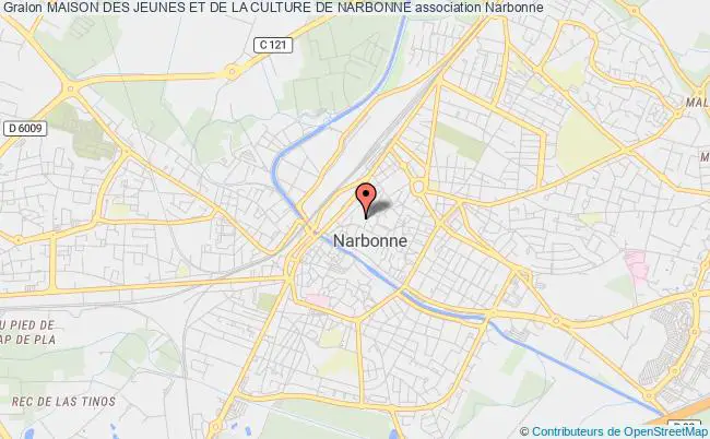 plan association Maison Des Jeunes Et De La Culture De Narbonne Narbonne
