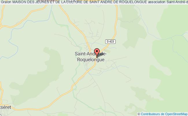 plan association Maison Des Jeunes Et De La Culture De Saint Andre De Roquelongue Saint-André-de-Roquelongue