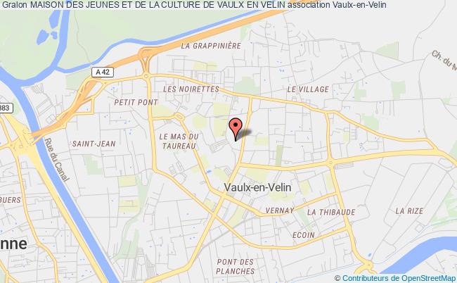 plan association Maison Des Jeunes Et De La Culture De Vaulx En Velin Vaulx-en-Velin