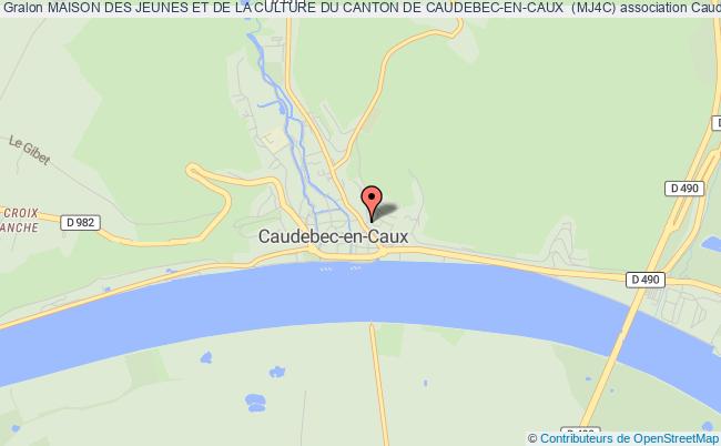 plan association Maison Des Jeunes Et De La Culture Du Canton De Caudebec-en-caux  (mj4c) Rives-en-Seine