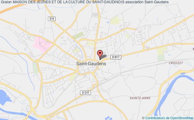 plan association Maison Des Jeunes Et De La Culture Du Saint-gaudinois Saint-Gaudens