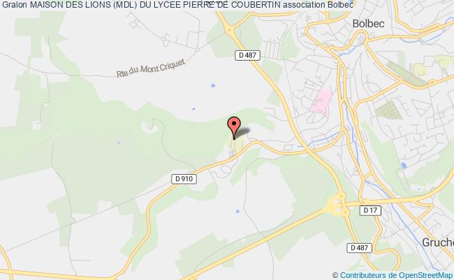 plan association Maison Des Lions (mdl) Du Lycee Pierre De Coubertin Bolbec