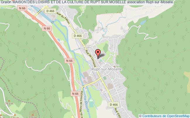 plan association Maison Des Loisirs Et De La Culture De Rupt Sur Moselle Rupt-sur-Moselle
